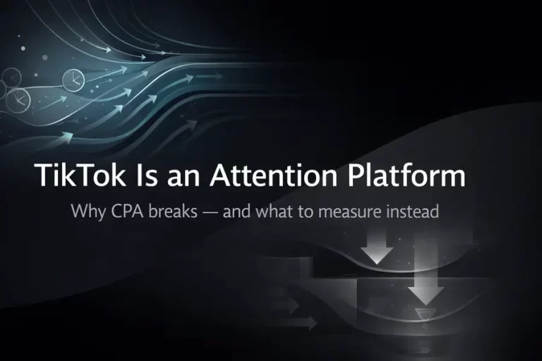 TikTok Ads Attention Economy Metrics Cover Image