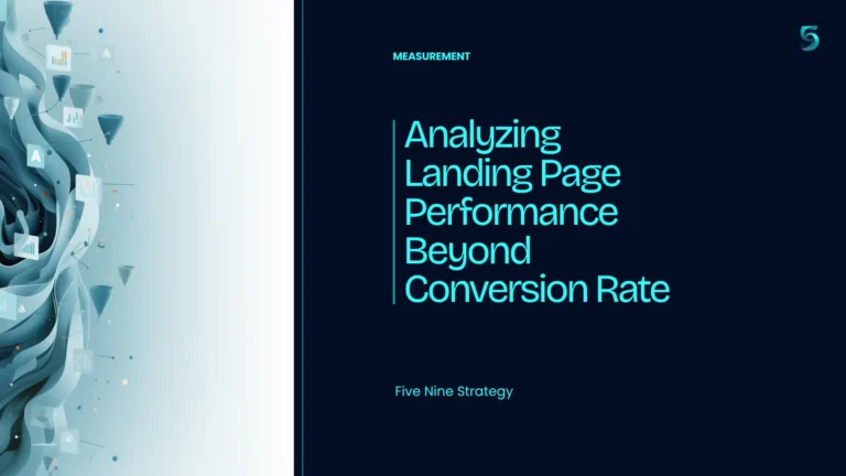 Beyond Conversion Landing Page Insights